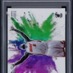 LeBron James 2024 Panini Prizm Black Color Blast PSA 10