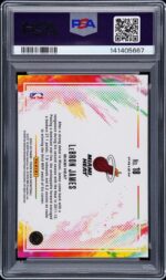 LeBron James 2024 Panini Prizm Black Color Blast PSA 10 - Image 2