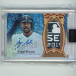 Byron Buxton 2022 Topps Dynasty Dynastic Data Postseason relic autograph #'d 1/1