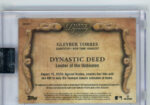 2021 Topps Dynasty Gleyber Torres 1/1 autograph Nike Swoosh relic "Dynasty Deed" - Image 2