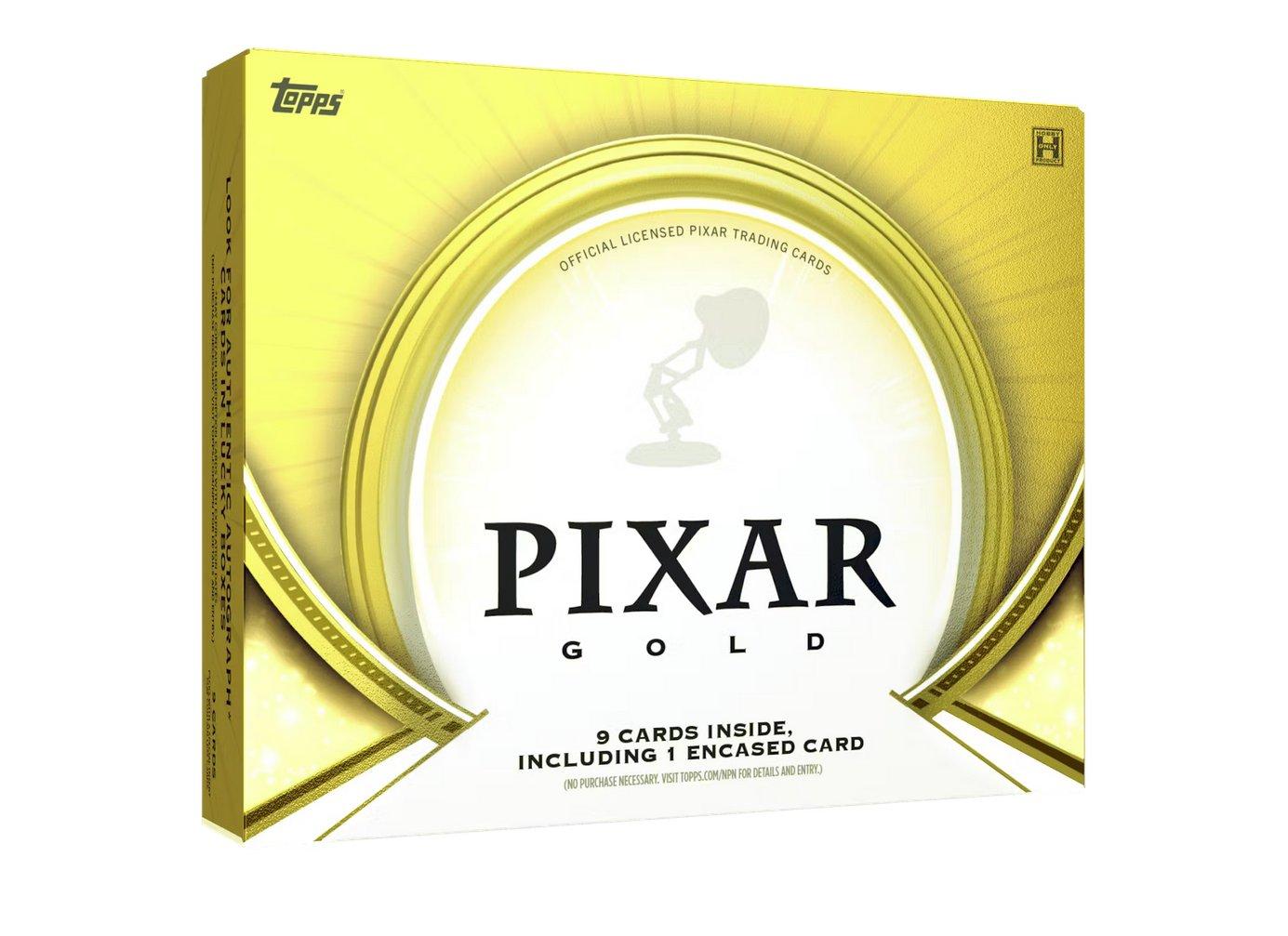 pixar_gold_no_metadata 2025 Topps Pixar Gold Hobby 6 Box Case - Image 1