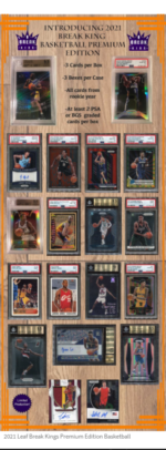 2021 Leaf Break Kings Premium Basketball 3 Box Case - Image 2