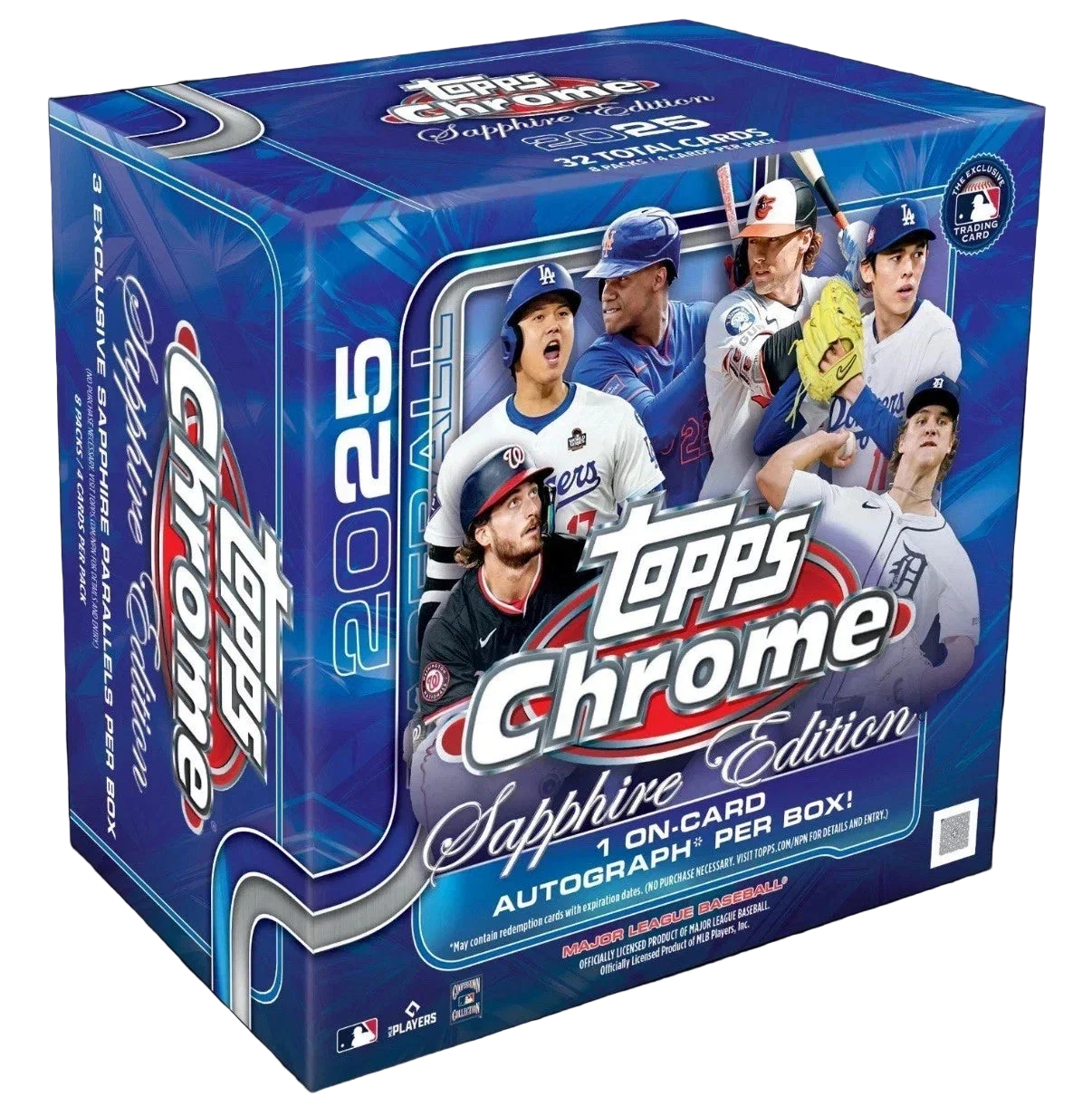 s-l1600_b9a6c707-3ea5-4bfe-8c46-a2f0f19c2aae 2025 Topps Chrome Sapphire Baseball Hobby Box 10-box case - Image 1