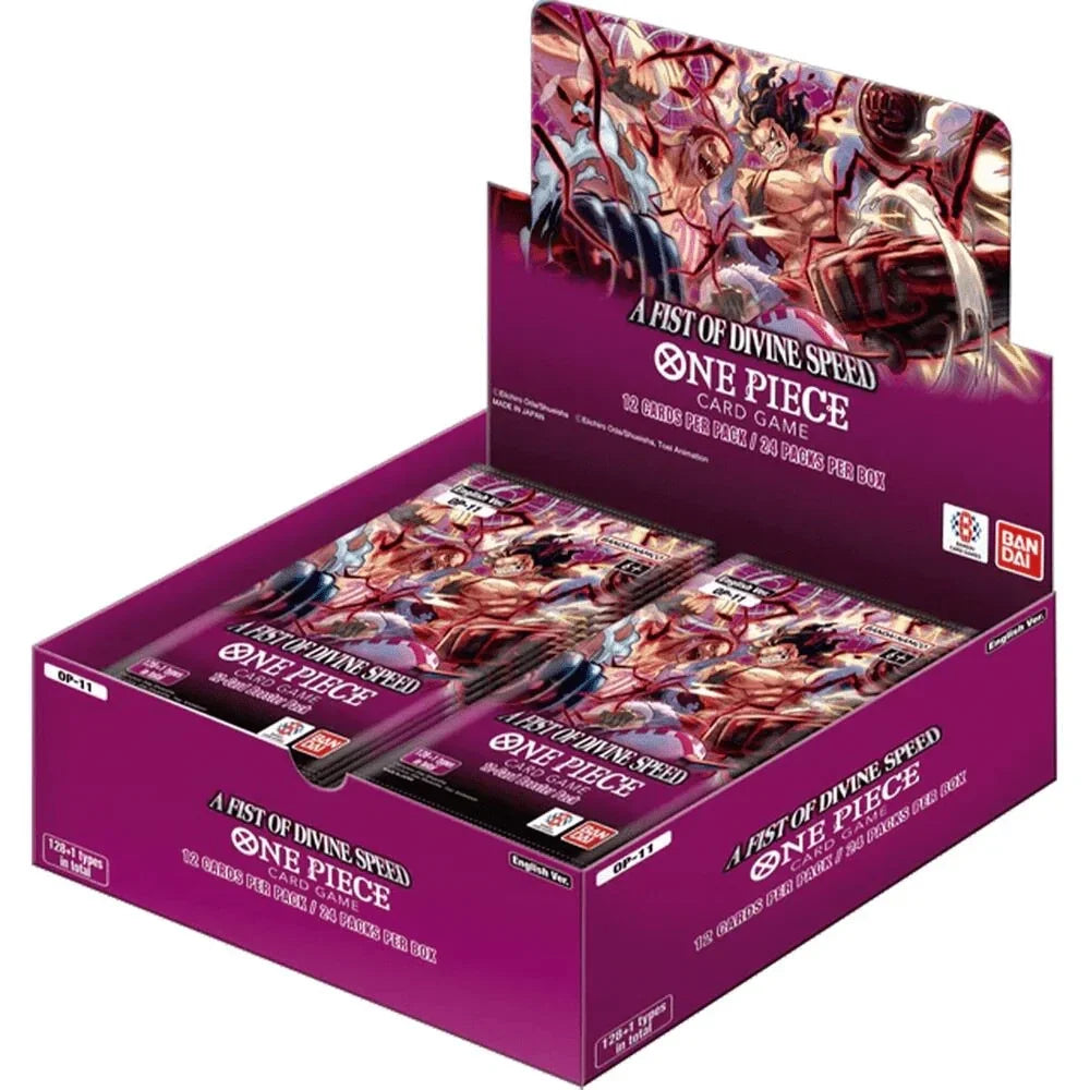s-l1600_ca9386b4-04ac-47c1-87fd-54415e255f27 One Piece A Fist of Divine Speed Booster Box OP-11 12 Box Case - Image 1